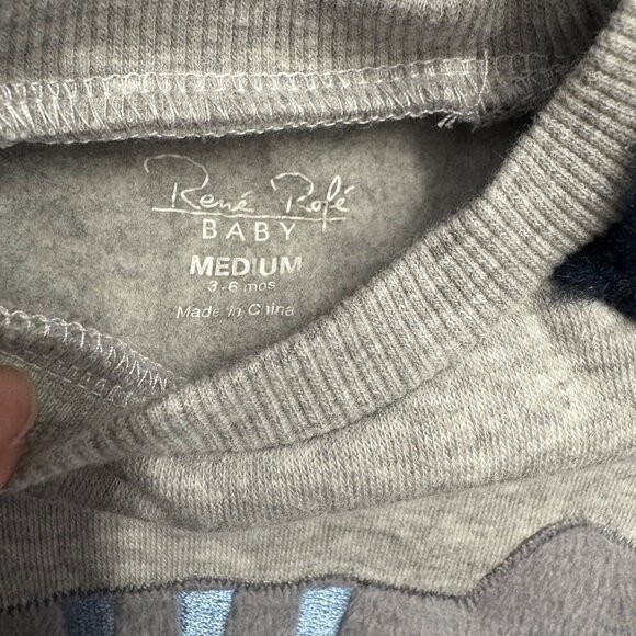 Bundle of 3 Mixed Baby Boy 3-6 months Zip Hoodie, Pajama, & Sweatshirt - Picture 12 of 13